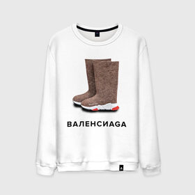 Мужской свитшот хлопок с принтом Валенсиаga , 100% хлопок |  | balenciaga | антитренд | баленсиага