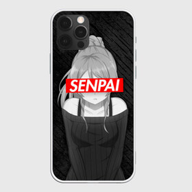 Чехол для iPhone 12 Pro Max с принтом Anime (Senpai 5) , Силикон |  | Тематика изображения на принте: ahegao | anime | manga | sempai | senpai | аниме | ахегао | манга | семпай | сенпай