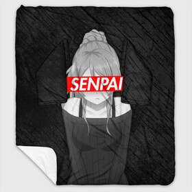 Плед с рукавами с принтом Anime (Senpai 5) , 100% полиэстер | Закругленные углы, все края обработаны. Ткань не мнется и не растягивается. Размер 170*145 | ahegao | anime | manga | sempai | senpai | аниме | ахегао | манга | семпай | сенпай