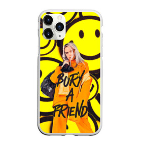 Чехол для iPhone 11 Pro матовый с принтом Billie Eilish Выкинь Друга , Силикон |  | billie eilish | bury a friend | билли айлиш | надпись | певица | с надписью | цитата | цитаты