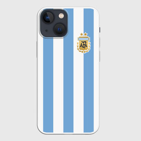 Чехол для iPhone 13 mini с принтом Сборная Аргентины ,  |  | argentina | аргентина | аргентинская сборная | сборная | сборная аргентины | сборная аргентины по футболу | сборные | форма | футбол | футбольные сборные | чемпионат | чемпионат мира