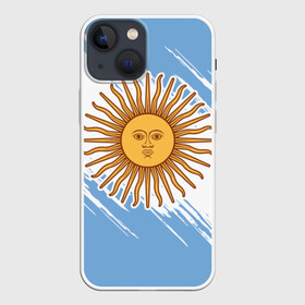 Чехол для iPhone 13 mini с принтом Аргентина ,  |  | argentina | аргентина | аргентинская сборная | сборная | сборная аргентины | сборная аргентины по футболу | сборные | форма | футбол | футбольные сборные | чемпионат | чемпионат мира