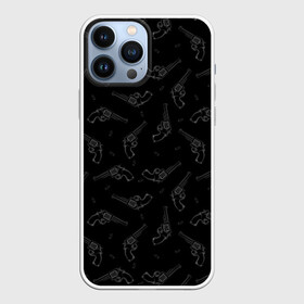 Чехол для iPhone 13 Pro Max с принтом Револьверы ,  |  | background | black | cart | cowboy | criminal | drawing | fashion | firearms | graphics | illustration | picture | revolvers | style | thug | weapons | бандит | графика | иллюстрация | картинка | ковбой | мода | огнестрельное | оружие | патроны | пистолет