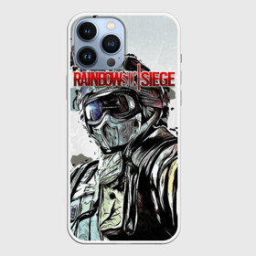 Чехол для iPhone 13 Pro Max с принтом Rainbow Six: Siege ,  |  | pvp | воин | герой | дым | огонь | оружия | пламя | призрак | снайпер | сражения | тактический | туман | шутер