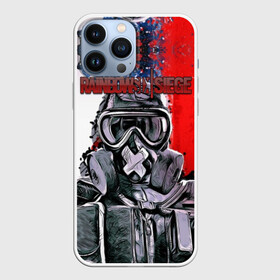 Чехол для iPhone 13 Pro Max с принтом Rainbow Six: Siege ,  |  | pvp | воин | герой | дым | огонь | оружия | пламя | призрак | снайпер | сражения | тактический | туман | шутер