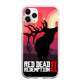 Чехол для iPhone 11 Pro матовый с принтом RDR II , Силикон |  | gta | rdr 2 | red dead redemption 2 | west | дикий запад | добыча | закат солнца | игра | кактусы | каньон | квест | легендарный олень в rdr 2 | новинки игр | рога оленя