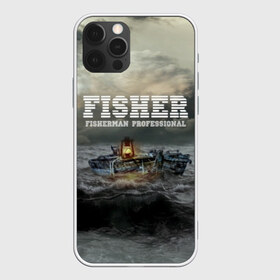 Чехол для iPhone 12 Pro Max с принтом Профессиональный рыбак , Силикон |  | fish | fisher | fisherman | fishman | анорак | костюм для рыбалки | костюм рыбака | лодка | непогода | подарок рыбаку | профессиональный рыбак | рыба | рыбаку | рыбалка | рыбацкая | шторм | шхуна