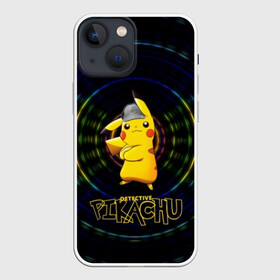 Чехол для iPhone 13 mini с принтом Детектив Пикачу ,  |  | Тематика изображения на принте: detective pikachu | pikachu | pikachu go | pokemon | пижама пикачу | пика пика | пикачу | пикачу 2019 | покемон пикачу | покемон эволюция | покемоны