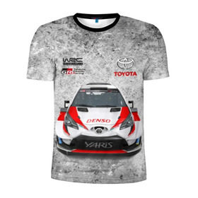 Мужская футболка 3D спортивная с принтом WRC Toyota , 100% полиэстер с улучшенными характеристиками | приталенный силуэт, круглая горловина, широкие плечи, сужается к линии бедра | auto | car | championship | race | rally | toyota | world | wrc | авто | гонки | машина | ралли | трасса | трек | чемпионат