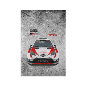 Обложка для паспорта матовая кожа с принтом WRC Toyota , натуральная матовая кожа | размер 19,3 х 13,7 см; прозрачные пластиковые крепления | auto | car | championship | race | rally | toyota | world | wrc | авто | гонки | машина | ралли | трасса | трек | чемпионат