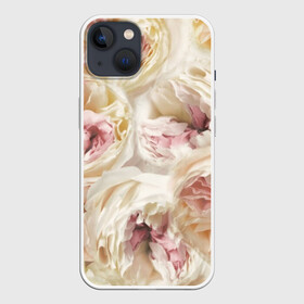Чехол для iPhone 13 с принтом Нежные Пионы ,  |  | букет | красивый | милый | пион | роза | розовый | розочка | свадебный | флористика | цветок | цветы