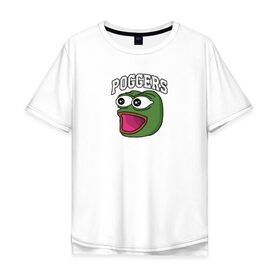 Мужская футболка хлопок Oversize с принтом Pepe , 100% хлопок | свободный крой, круглый ворот, “спинка” длиннее передней части | bad | dab | frog | good | kek | make pepe great again | pepe | sad | sad frog | vote for pepe | кек | лягушка | мем | мемы | пепе | со смыслом | фрог