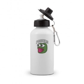 Бутылка спортивная с принтом Pepe , металл | емкость — 500 мл, в комплекте две пластиковые крышки и карабин для крепления | bad | dab | frog | good | kek | make pepe great again | pepe | sad | sad frog | vote for pepe | кек | лягушка | мем | мемы | пепе | со смыслом | фрог
