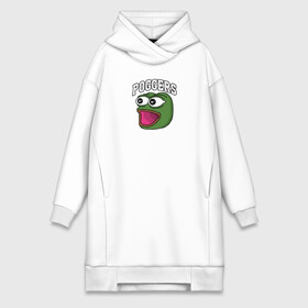 Платье-худи хлопок с принтом Pepe ,  |  | bad | dab | frog | good | kek | make pepe great again | pepe | sad | sad frog | vote for pepe | кек | лягушка | мем | мемы | пепе | со смыслом | фрог