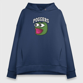 Женское худи Oversize хлопок с принтом Pepe , френч-терри — 70% хлопок, 30% полиэстер. Мягкий теплый начес внутри —100% хлопок | боковые карманы, эластичные манжеты и нижняя кромка, капюшон на магнитной кнопке | Тематика изображения на принте: bad | dab | frog | good | kek | make pepe great again | pepe | sad | sad frog | vote for pepe | кек | лягушка | мем | мемы | пепе | со смыслом | фрог