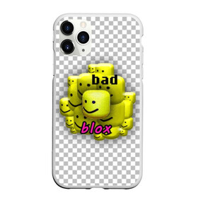 Чехол для iPhone 11 Pro Max матовый с принтом badblox , Силикон |  | dank | dank memes | distotion | memes | oof | photoshop | roblox | yellow | данк | данк мемы | дисторшн | желтый | жмых | клетка | мемы | роблокс | серый | уф | фотошоп | черный