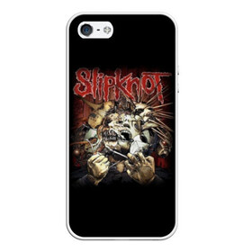 Чехол для iPhone 5/5S матовый с принтом Slipknot , Силикон | Область печати: задняя сторона чехла, без боковых панелей | альтернативный | американская | глэм | готик | гранж | группа | метал | модные | музыка | пост | рок | хард