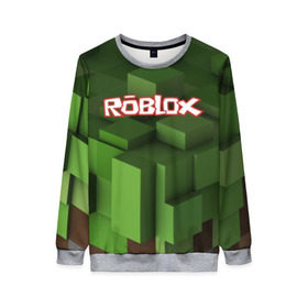 Женский свитшот 3D с принтом Roblox , 100% полиэстер с мягким внутренним слоем | круглый вырез горловины, мягкая резинка на манжетах и поясе, свободная посадка по фигуре | play | roblox | детская | для детей | игра | онлайн | ребенку | роблокс | роболкс | симулятор