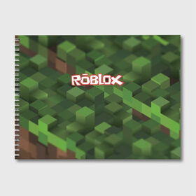 Альбом для рисования с принтом Roblox , 100% бумага
 | матовая бумага, плотность 200 мг. | play | roblox | детская | для детей | игра | онлайн | ребенку | роблокс | роболкс | симулятор