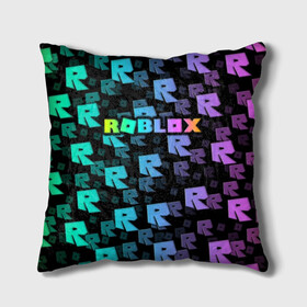 Подушка 3D с принтом Roblox , наволочка – 100% полиэстер, наполнитель – холлофайбер (легкий наполнитель, не вызывает аллергию). | состоит из подушки и наволочки. Наволочка на молнии, легко снимается для стирки | roblox   массовая многопользовательская онлайн игра
