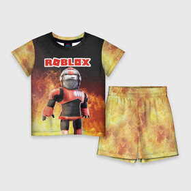 Детский костюм с шортами 3D с принтом Roblox ,  |  | roblox   массовая многопользовательская онлайн игра
