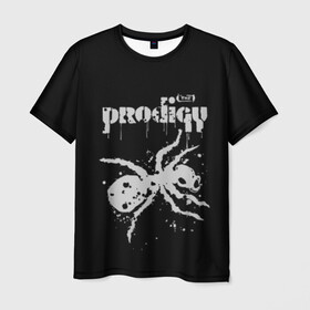 Мужская футболка 3D с принтом The Prodigy логотип , 100% полиэфир | прямой крой, круглый вырез горловины, длина до линии бедер | Тематика изображения на принте: 2019 | album | art | break | dance | logo | music | prodigy | брейк | граффити | группа | заставка | лого | логотип | музыка | муравей | новый альбом | обложка альбома | продиджи