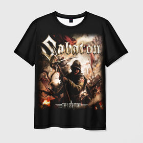 Мужская футболка 3D с принтом Sabaton , 100% полиэфир | прямой крой, круглый вырез горловины, длина до линии бедер | heavy metal | metal | sabaton | группы | метал | музыка | пауэр метал | рок | сабатон | хэви метал
