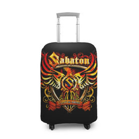 Чехол для чемодана 3D с принтом Sabaton , 86% полиэфир, 14% спандекс | двустороннее нанесение принта, прорези для ручек и колес | heavy metal | metal | sabaton | группы | метал | музыка | пауэр метал | рок | сабатон | хэви метал