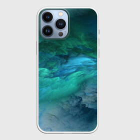 Чехол для iPhone 13 Pro Max с принтом Изумрудные Облака ,  |  | Тематика изображения на принте: abstraction | абстракция | голубые | живопись | искусство | космос | краска | краски | облако | пар | природа | смешение красок | созвездие | стихия | туман | туманность