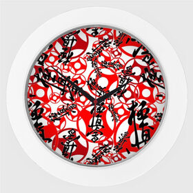 Настенные часы с принтом Каратэ киокушинкай ,  |  | arts | black | fashion | hapkido | judo | karate | style | sym | taekwondo | white | белый | боевые | графика | дзюдо | дизайн | иероглифы | иллюстрация | искусства | картинка | киокушинкай | красный | мода | надпись | орнамент | рисунок