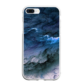 Чехол для iPhone 7Plus/8 Plus матовый с принтом Дождевые Облака , Силикон | Область печати: задняя сторона чехла, без боковых панелей | абстракция | вихрь | дождь | живопись | искусство | краски | облака | природа | стихия | туман | шторм