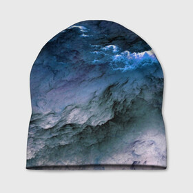 Шапка 3D с принтом Дождевые Облака , 100% полиэстер | универсальный размер, печать по всей поверхности изделия | абстракция | вихрь | дождь | живопись | искусство | краски | облака | природа | стихия | туман | шторм