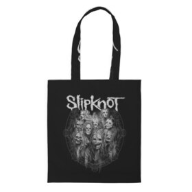 Сумка 3D повседневная с принтом Slipknot , 100% полиэстер | Плотность: 200 г/м2; Размер: 34×35 см; Высота лямок: 30 см | альтернативный | американская | глэм | готик | гранж | группа | метал | модные | музыка | пост | рок | хард