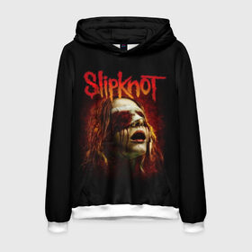 Мужская толстовка 3D с принтом Slipknot , 100% полиэстер | двухслойный капюшон со шнурком для регулировки, мягкие манжеты на рукавах и по низу толстовки, спереди карман-кенгуру с мягким внутренним слоем. | Тематика изображения на принте: альтернативный | американская | глэм | готик | гранж | группа | метал | модные | музыка | пост | рок | хард