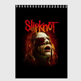 Скетчбук с принтом Slipknot , 100% бумага
 | 48 листов, плотность листов — 100 г/м2, плотность картонной обложки — 250 г/м2. Листы скреплены сверху удобной пружинной спиралью | альтернативный | американская | глэм | готик | гранж | группа | метал | модные | музыка | пост | рок | хард