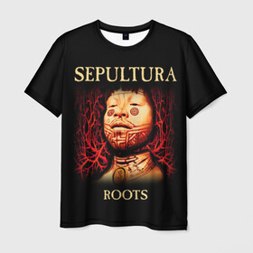 Мужская футболка 3D с принтом Sepultura , 100% полиэфир | прямой крой, круглый вырез горловины, длина до линии бедер | Тематика изображения на принте: sepultura | грув метал | группы | дэт метал | метал | музыка | рок | трэш метал