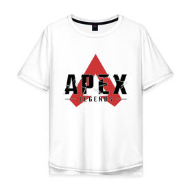 Мужская футболка хлопок Oversize с принтом Apex Legends Logo , 100% хлопок | свободный крой, круглый ворот, “спинка” длиннее передней части | apex | apex legends | bangalor | bloodhound | caustic | gibraltar | legends | lifeline | logo | mirage | pathfinder | titanfall | wraith | апекс