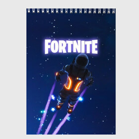 Скетчбук с принтом Dark Voyager Fortnite , 100% бумага
 | 48 листов, плотность листов — 100 г/м2, плотность картонной обложки — 250 г/м2. Листы скреплены сверху удобной пружинной спиралью | Тематика изображения на принте: 1 | 2019 | 2020 | battle | cs go | fortnite | game | gamer | howl | llama | new | space | битва | воин | вой | война | дракон | игра | королевская | космос | лама | лого | надпись | новинка | оружие | предводитель | роял | симулят