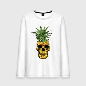 Мужской лонгслив хлопок с принтом Ананас , 100% хлопок |  | cool | creative | design | fruit | green | hype | new york | pineapple | skull | summer | supreme | vanguard | vegan | авангард | ананас | дизайн | зеленый | креатив | круто | лето | фрукт | хайп | череп