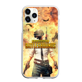 Чехол для iPhone 11 Pro матовый с принтом PUBG BOOM , Силикон |  | Тематика изображения на принте: 2019 | battle royale | battlegrounds | chicken | cs:go | csgo | dinner | dota | dota2 | playerunknown’s | pubg | winner | боевик | война | игры | известные | королевская битва | ксго | оружие | пабг | шутеры