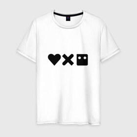 Мужская футболка хлопок с принтом LDR , 100% хлопок | прямой крой, круглый вырез горловины, длина до линии бедер, слегка спущенное плечо. | death | love death + robots | netflix | robots | любовь | нетфликс | роботы | сериал