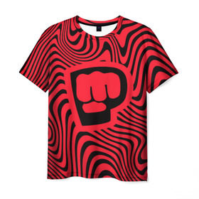 Мужская футболка 3D с принтом PewDiePie Logo , 100% полиэфир | прямой крой, круглый вырез горловины, длина до линии бедер | bro fist | pdp. | pewdiepie | блоггер | логотип | пьюдипай | ютуб | ютубер