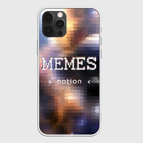 Чехол для iPhone 12 Pro Max с принтом Memes Nation (Мем-Нация) , Силикон |  | Тематика изображения на принте: memes | nation | жизнь | игры | космос | мем | мемасы | мемесы | мемы | нация | отношения | пиксель | развитие | теплый