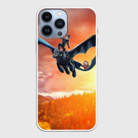 Чехол для iPhone 13 Pro Max с принтом Night Fury ,  |  | how to train your dragon | night fury | беззубик | дракон | как приручить дракона | ночная фурия