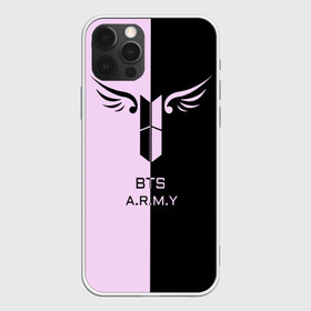 Чехол для iPhone 12 Pro Max с принтом BTS A R M Y , Силикон |  | army | bad | boy | bts | btsarmy | exo | jhope | jimin | jin | jungkook | k pop | kpop | mon | monster | rap | suga | wings | бтс | кпоп | поп