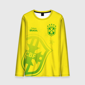 Мужской лонгслив 3D с принтом Бразилия , 100% полиэстер | длинные рукава, круглый вырез горловины, полуприлегающий силуэт | brasil | brazil | бразилия | бразильская сборная | сборная бразилии | сборная бразилии по футболу | сборные | форма | футбол | футбольные сборные | чемпиона | чемпионат мира