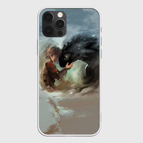 Чехол для iPhone 12 Pro Max с принтом Верные друзья , Силикон |  | dragon | how | to train | your | астрид | беззубик | викинги | всадник | дракон | как | ночная | олух | приручить | фурия | фэнтези