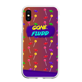 Чехол для iPhone XS Max матовый с принтом Gone Fludd (art) 5 , Силикон | Область печати: задняя сторона чехла, без боковых панелей | fludd | gone | gone.fludd | mambl | rap | гон флад | кубик льда | мамбл | реп | сахарный человек