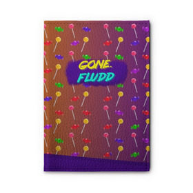 Обложка для автодокументов с принтом Gone.Fludd (art) 5 , натуральная кожа |  размер 19,9*13 см; внутри 4 больших “конверта” для документов и один маленький отдел — туда идеально встанут права | fludd | gone | gone.fludd | mambl | rap | гон флад | кубик льда | мамбл | реп | сахарный человек