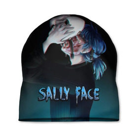 Шапка 3D с принтом Sally Face , 100% полиэстер | универсальный размер, печать по всей поверхности изделия | sally face | игра | компьютерная игра | лицо | маска | протез | салли фейс | школа | шрамы